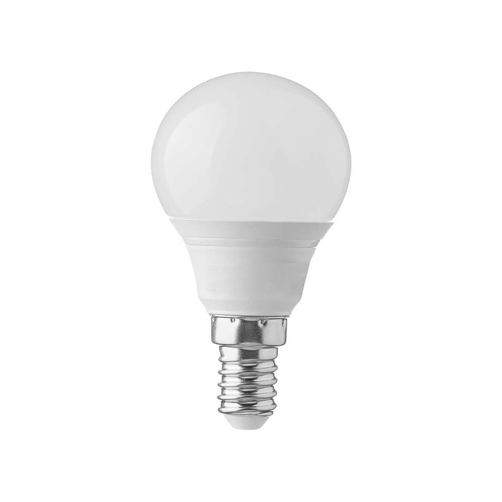 4,5W LED Pære i Plastik med E14 Fatning - 3000K, 470lm - Energibesparende belysning til dit hjem