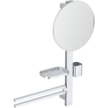 Alu+ Spejl & Hylde system Silver