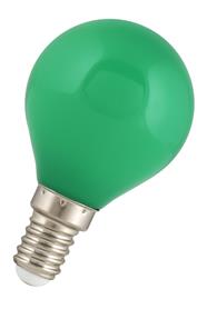 G45 LED kronepære - 240V / 1W, E14 sokkel, Grøn