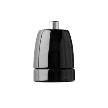Porcelænsfatning P7 E27 Keramik sort