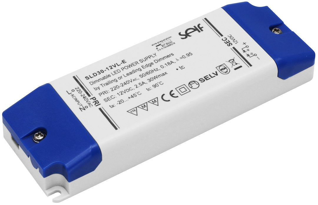 LED DRIVER 12VDC 30W DIM