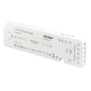 Outlet: 60W strømforsyning 12V, 5A med dæmpar til 5 strips og sensor