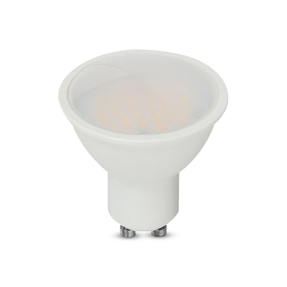 10W GU10 LED Spotlight med mælkeagtigt dæksel og 3000K varm hvidt lys - 1000lm - RA80