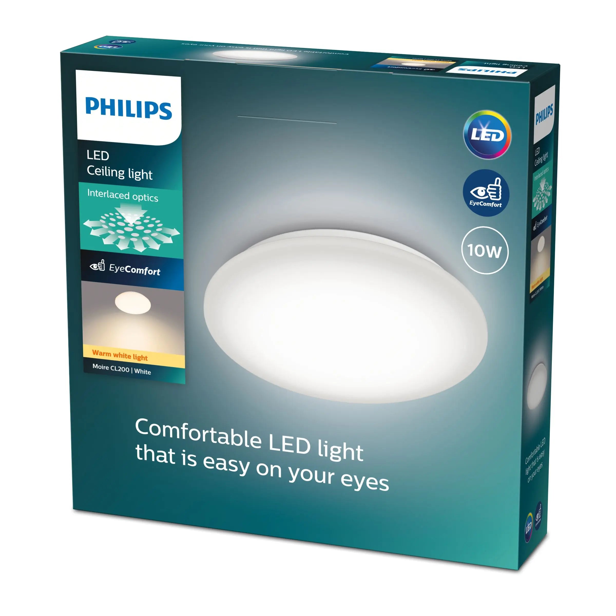 Philips CL200 loftlampe Ø250 mm 10W 2700K, hvid