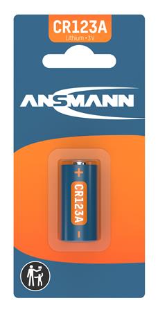 BATTERI CR123A LITHIUM 1 STK