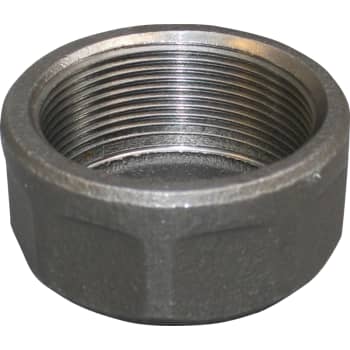 2" Sort slutmuffe