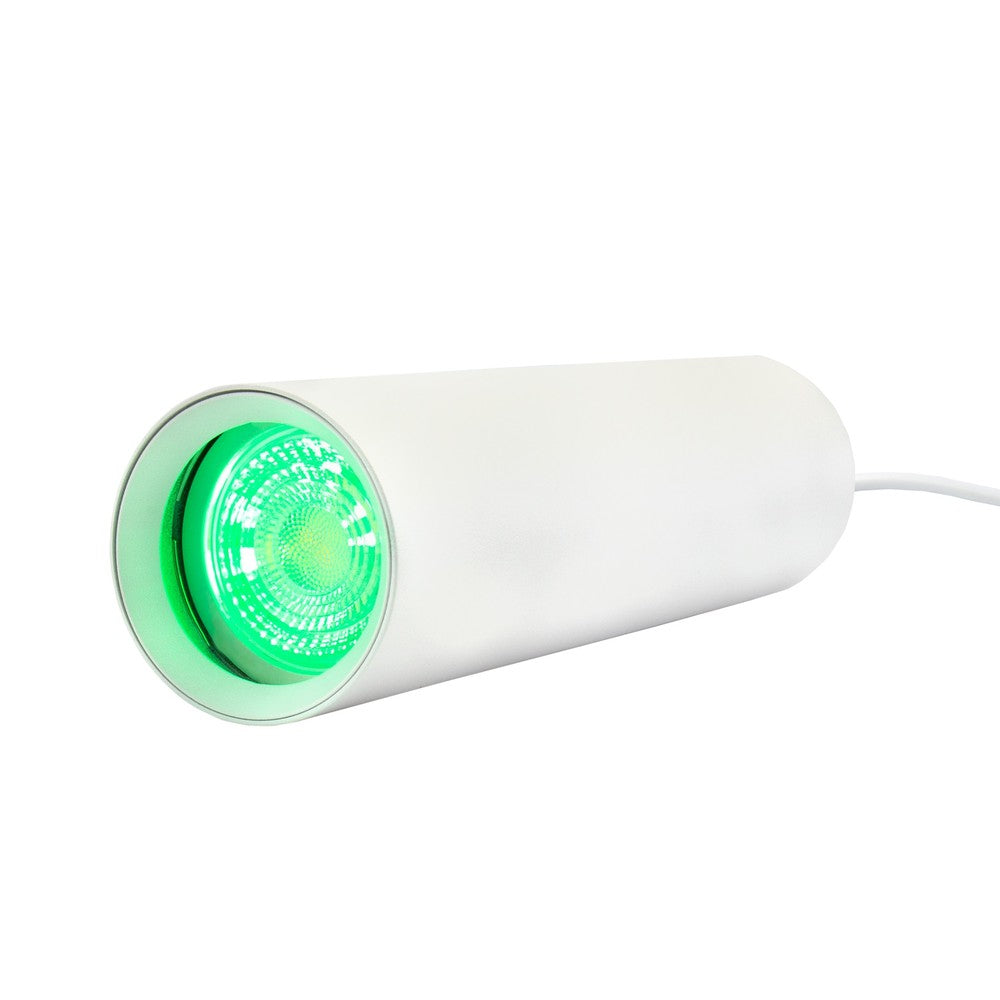 MADARA MINI II GU10 pendellampe til 3-faset skinne 230V IP20 Ø55 x 200mm HVID - 230V