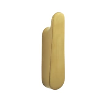Håndklædekrog, 2 stk, børstet messing