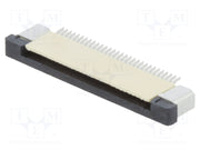 FFC (PFC) Flexkabel konnektor - 30 pol, ZIF, SMD (0,5mm)