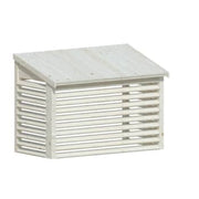 LuftX® Varmepumpeskjuler til udedel Træ 1167x573x916