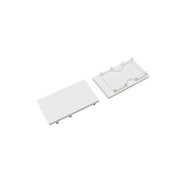 DIOFLEX endestykke med E7 LINEA20 hvid 2 stk.