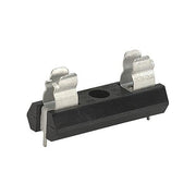 Sikringsholder - Ø6,3x32mm, til print, Sort