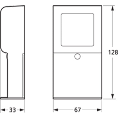 Fuga panelunderlag softline 1 modul lysegrå