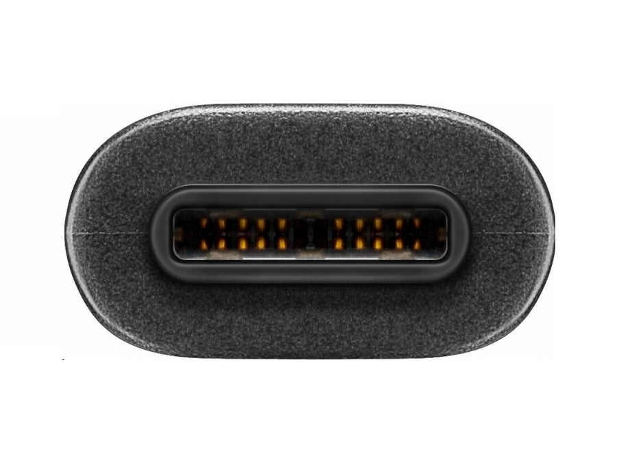 USB 3.1 SuperSpeed kabel - 2 x USB-C han (3A), Sort (1m)