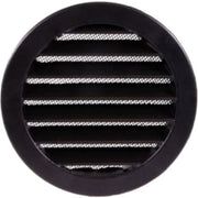 Duka metal udvendig rist DUSAV Ø100 mm, sort