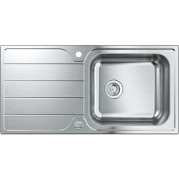GROHE K500 Køkkenvask, rustfrit stål, nedfæld/planlim, 965x500mm