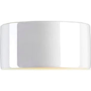 Loft- og væglampe Giza GX53, hvid/opal, IP44