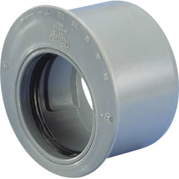 Wavin Ø50 x 40 mm reduktion  PP grå, kort