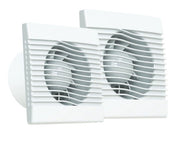 Vægventilator pRim Ø120 PS - Træk afbryder, 16W, 158m3/h