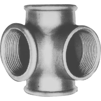 3/4" Galvaniseret tee m/sideudløb