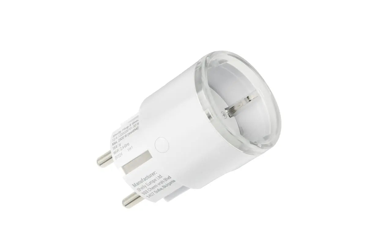 Shelly Plug S Gen3, hvid - Matter - WiFi smartplug, 12A