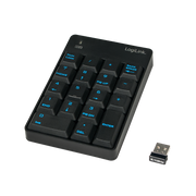 Trådløs numerisk tastatur m. 18 taster