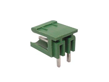 Printfatning til indstik skrueterminal - 2P han 5,08mm, 90°