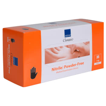 Abena Classic engangshandske, nitril, pudderfri, sort, str. M