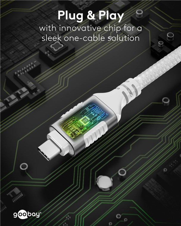 USB-C™ 3.1 til RJ45 netværkskabel, Hvid (2m)