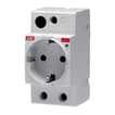 Stikdåse Schuko Din-skinne M1175