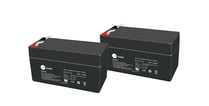 Bly Akku 12V-1,3 Ah K2 - 2 pak