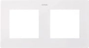 Simon 24 Harmonie ramme 2 modul hvid
