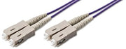 Patchkabel 50/125 OM4 7m Duplex SC/PC-SC/PC 2mm Lilla