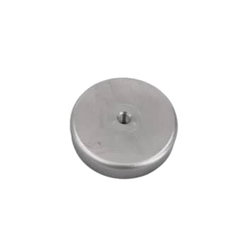 Ferrit pottemagnet Ø50 x 10 mm, M6 gevindhul