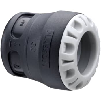 Plasson 40 mm slutmuffe, PP, PN16