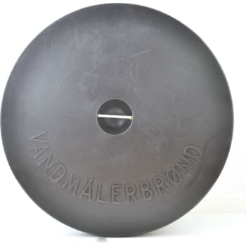400 mm PE-dæksel, isoleret, til målerbrønde