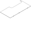 Tabula afskærmningsplade 4X2M vandret
