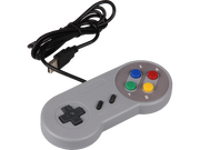 USB SNES gaming controller, Grå