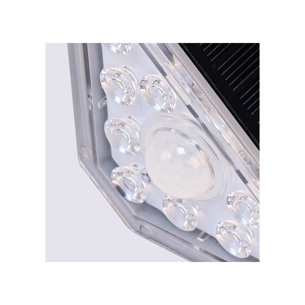 Solcelle sensor trappelys med skumringssensor og IP54 beskyttelse - 2 stk., 3W effekt