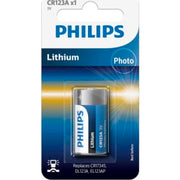 PHILIPS Lithium knapcellebatteri, CR123A, 1 stk.