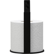 Nichba ekstra toiletrulleholder sort pulverlakeret