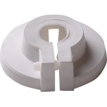 12mm hvid roset 2-delt m/krave
