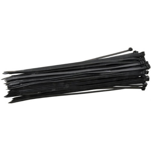 Strips / Kabelbinder 2,5x100mm. sort - 100 stk.