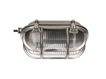 Skotlampe - AHOI, E27, Alu. nikkel (til indendørs brug)