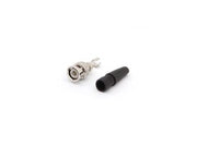 BNC hanstik - Skrueforbindelse, PVC krave