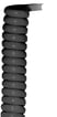 Spiralledning 3G1,50 pur sort 1500MM