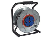 Prof. Kabeltromle neopren - 4 x SCHUKO, 3600W, IP44 (40m)