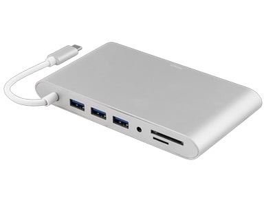 USB-C multiport adapter - USB-C, HDMI, 3xUSB-A, RJ45, SD