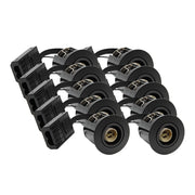LEDlife indbygningsspot Inno88 Udendørs - GU10, Sort, IP44, godkendt i isolering, 10 stk.