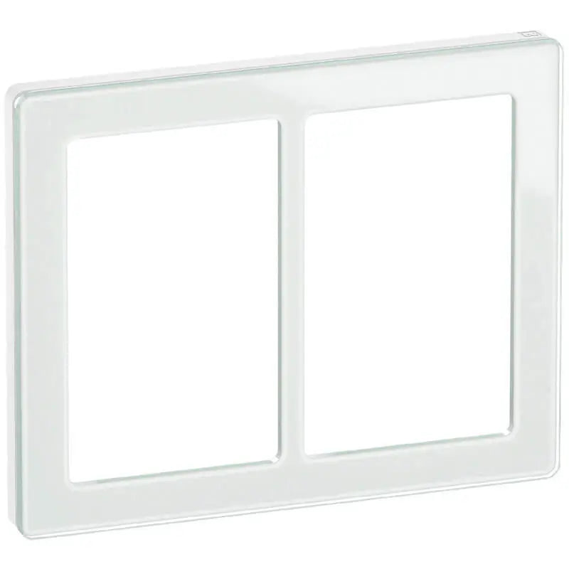 LK Fuga ramme PURE 66 glas 2x1½m - hvid
